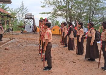 Kwarcab Bintan Selenggarakan Latihan Perdana Peserta Jamnas XI Tahun 2022 Pasca Seleksi