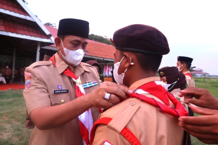 Persiapan Jamnas XI 2022, Ini Pesan Amran Mahmud untuk Peserta Jambore Cabang Gerakan Pramuka Wajo