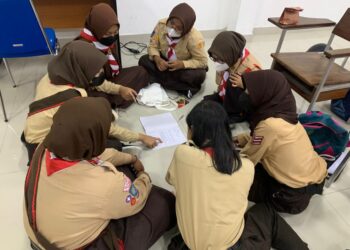 Pembekalan I, Peserta Jamnas XI 2022 Kontingen Cabang Sleman Mendapat Materi Dinamika Kelompok