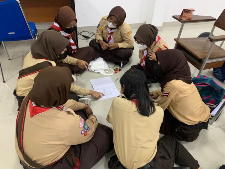 Pembekalan I, Peserta Jamnas XI 2022 Kontingen Cabang Sleman Mendapat Materi Dinamika Kelompok