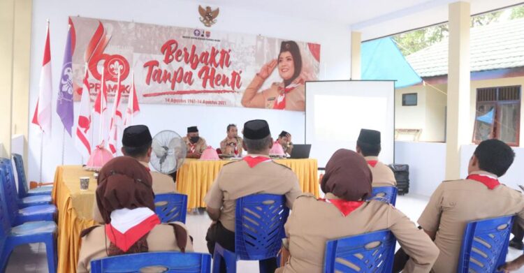 Tindak Lanjuti Surat Edaran III, Kwarcab Maros Rapat Koordinasi Seleksi Peserta Jamnas 2022