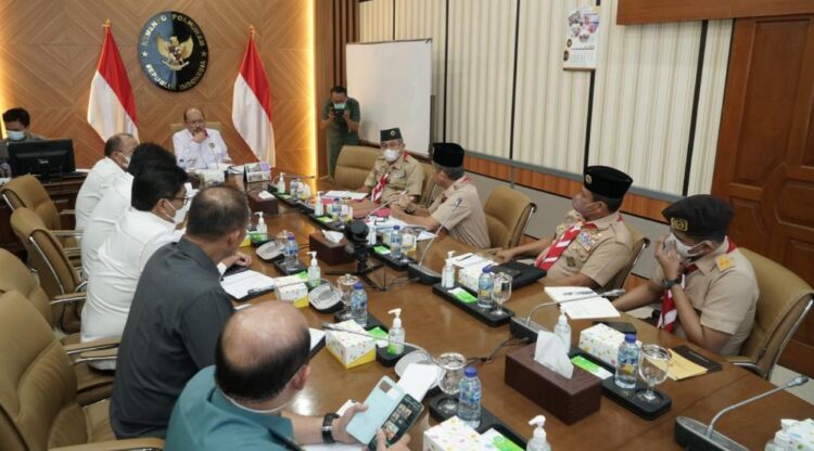 Kwarnas dan Kemenko Polhukam Bahas Strategi Koordinasi dan Sinkroninasi Dukungan untuk Jamnas XI 2022
