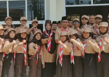 Kwartir Cabang Kabupaten Bandung Kukuhkan Peserta Jambore Nasional XI 2022