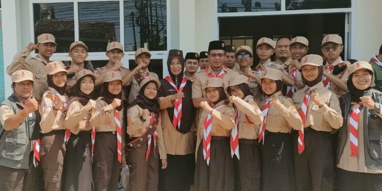 Kwartir Cabang Kabupaten Bandung Kukuhkan Peserta Jambore Nasional XI 2022
