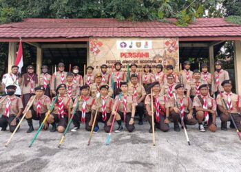 Tim Kontingen Kwarcab Palangka Raya Tanamkan Konsep Huma Betang Kepada Peserta Jamnas XI 2022