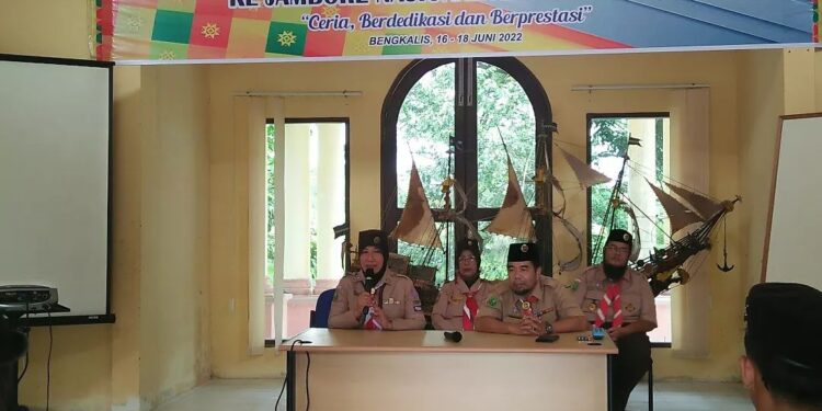 Foto : Pemantapan Peserta Jamnas XI Tahun 2022 Kwarcab Bengkalis