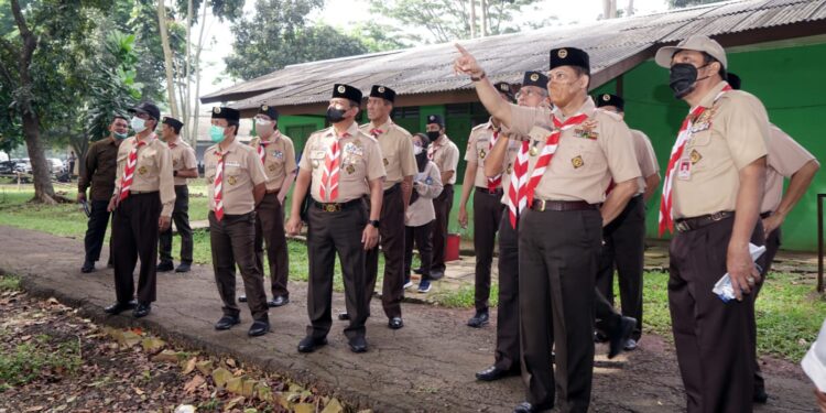 Foto : Ketua Kwarnas dan Jajaran Pimpinan Tinjau Kesiapan Buperta Cibubur Menjelang Jamnas XI 2022