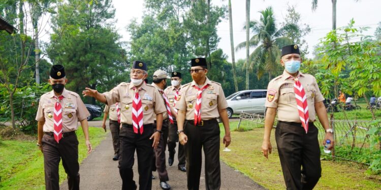 Foto : Ketua Kwarnas dan Jajaran Pimpinan Tinjau Kesiapan Buperta Cibubur Menjelang Jamnas XI 2022