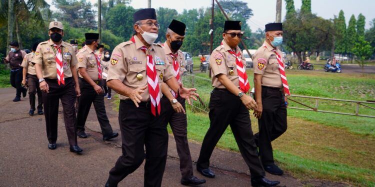 Foto : Ketua Kwarnas dan Jajaran Pimpinan Tinjau Kesiapan Buperta Cibubur Menjelang Jamnas XI 2022