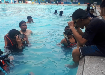 Peserta Jamnas Kontingen Jakarta Pusat Diberikan Pembekalan Dan Pelatihan Snorkeling