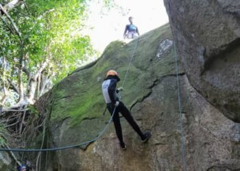 Training Center Kwarcab Palangka Raya Ajarkan Teknik Repling untuk Peserta Jamnas XI