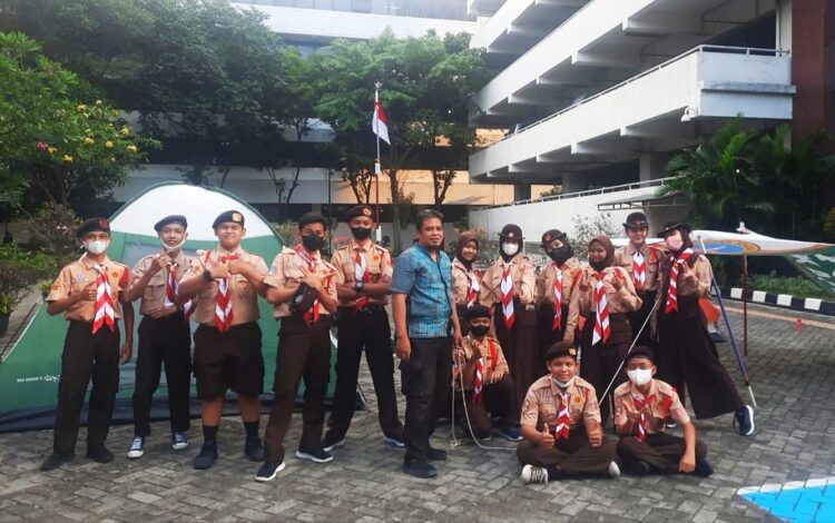 Kwarcab Jakarta Pusat Dirikan Kawasan Kemah, Guna Siap Hadapi Jamnas XI-2022