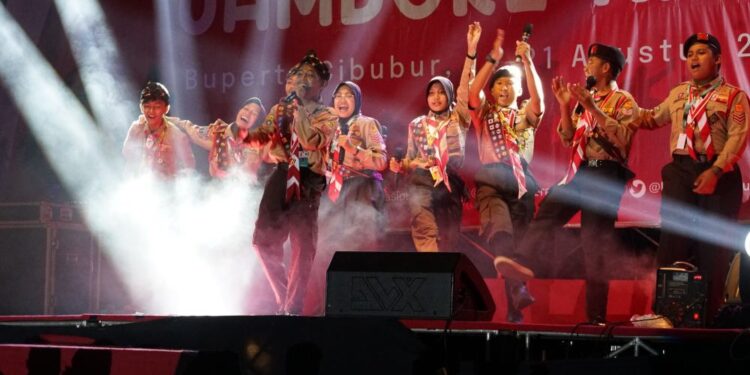 Gempita Senam Maumere di Penutupan Jamnas XI 2022