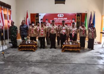 Pj. Bupati Lingga Secara Resmi Melepas Kontingen Cabang Lingga Peserta Jamnas XI 2022