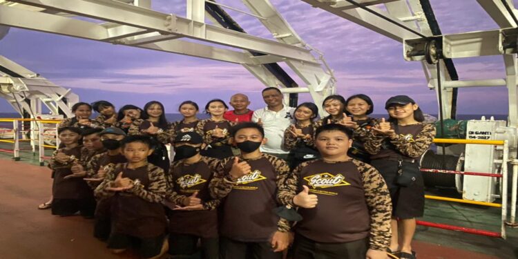 Keceriaan dan Keseruan perjalanan Kontingen Minahasa ke Jambore Nasional XI 2022