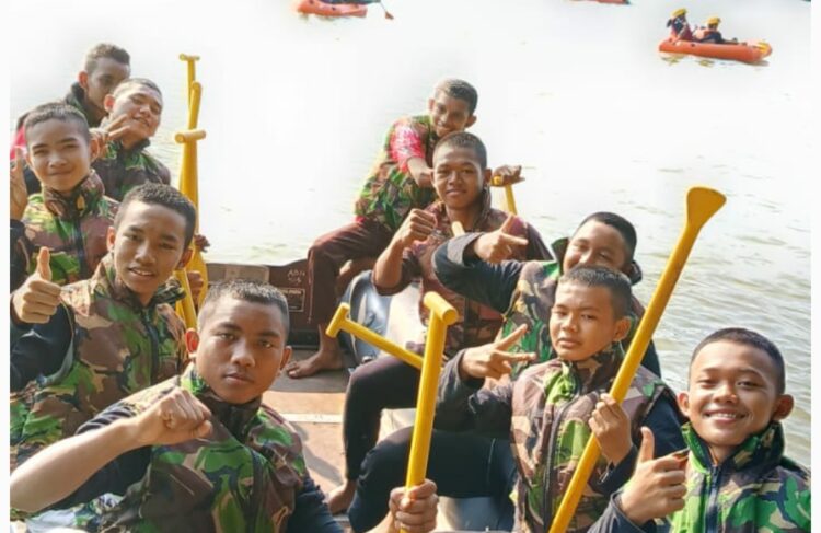 Peserta Jamnas XI 2022 dari Palangka Raya Antusias Ikuti Pelatihan Water Rescue