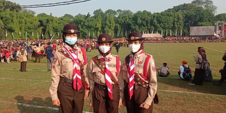 Bangga, 3 MC Penggalang Jamnas XI Tampil Berani di Upacara HUT RI Ke-77