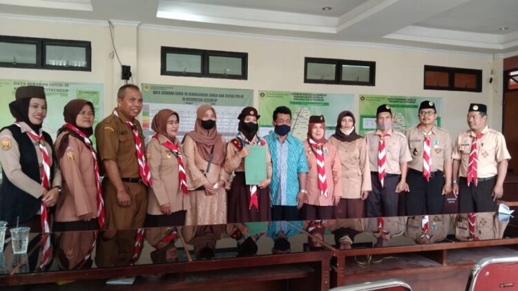 Ungkapan Suci Indah Lestari Anggota Pramuka SMPN 3 Citeureup Bisa Ikut Jamnas XI