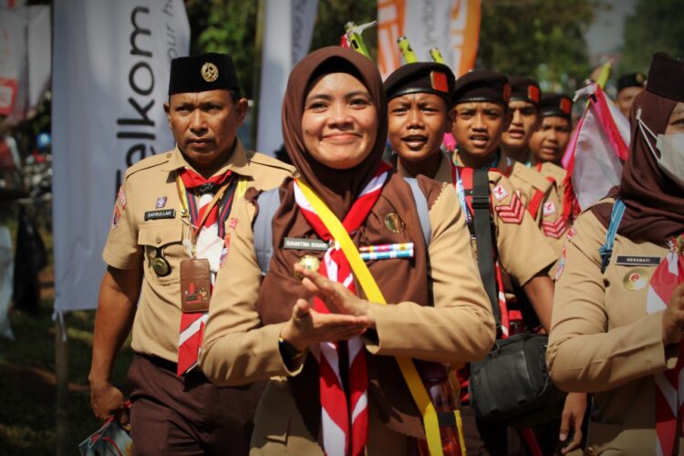 Kak Hati Himbau Kontingen Jamnas XI 2022 Kwarcab Maros Selalu Jaga Kesehatan