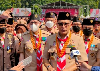 Everyone Happy in The Indonesia’s National Scout Jamboree