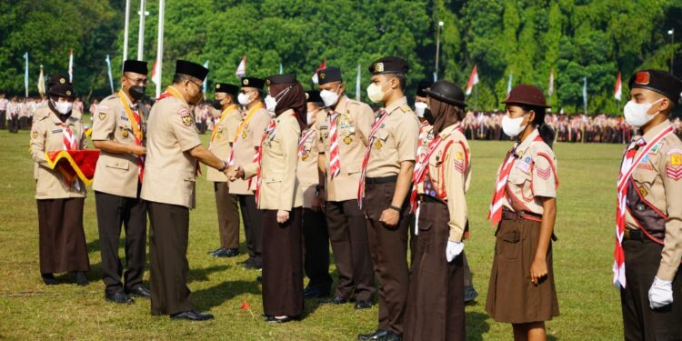 Liputan Singkat Suasana Upacara Hari Pramuka ke-61 di Cibubur