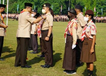 Inilah Penerima Penganugerahan Tanda Penghargaan pada Upacara Pembukaan Jamnas XI 2022