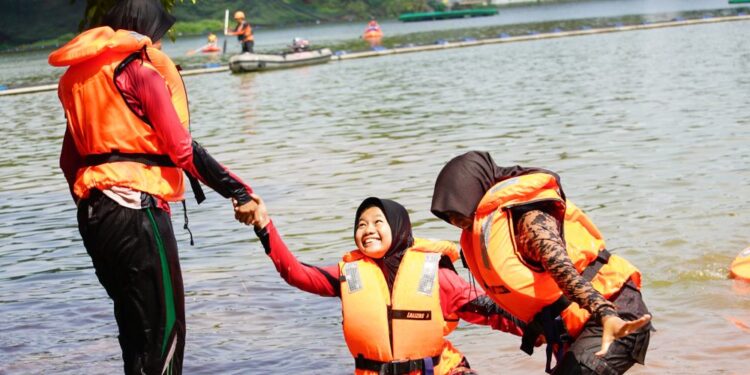 Foto – Keseruan Kegiatan Petualangan Air di Jamnas XI 2022