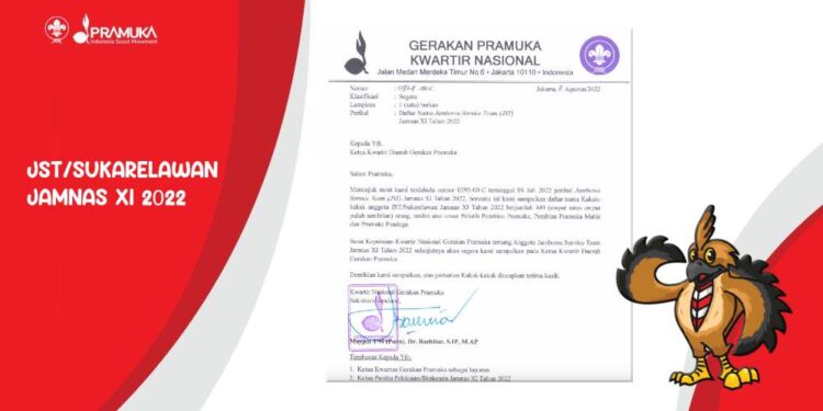 Daftar Nama Sukarelawan Jamnas XI 2022