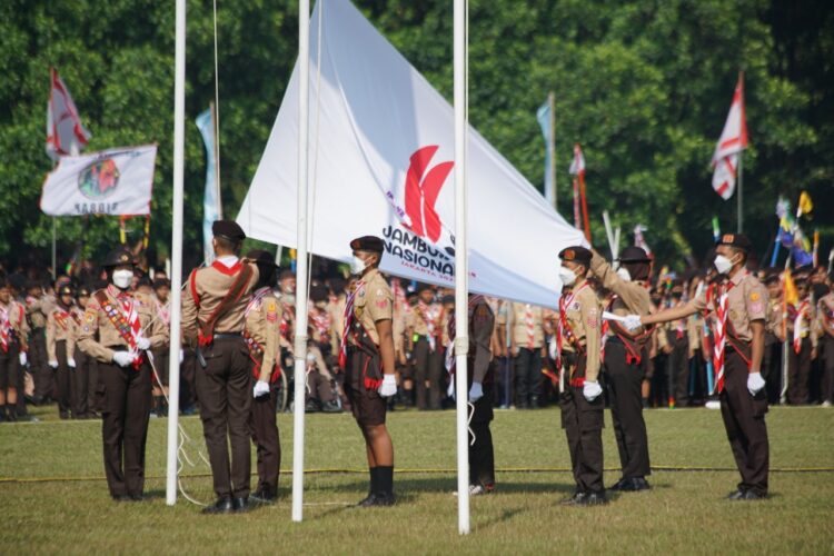 Liputan Singkat Suasana Upacara Hari Pramuka ke-61 di Cibubur